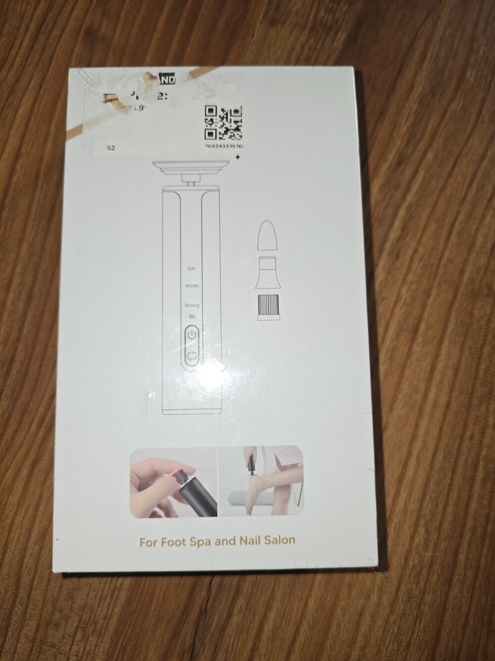 electric foot callus remover multiple speed replaceable grinding heads S18